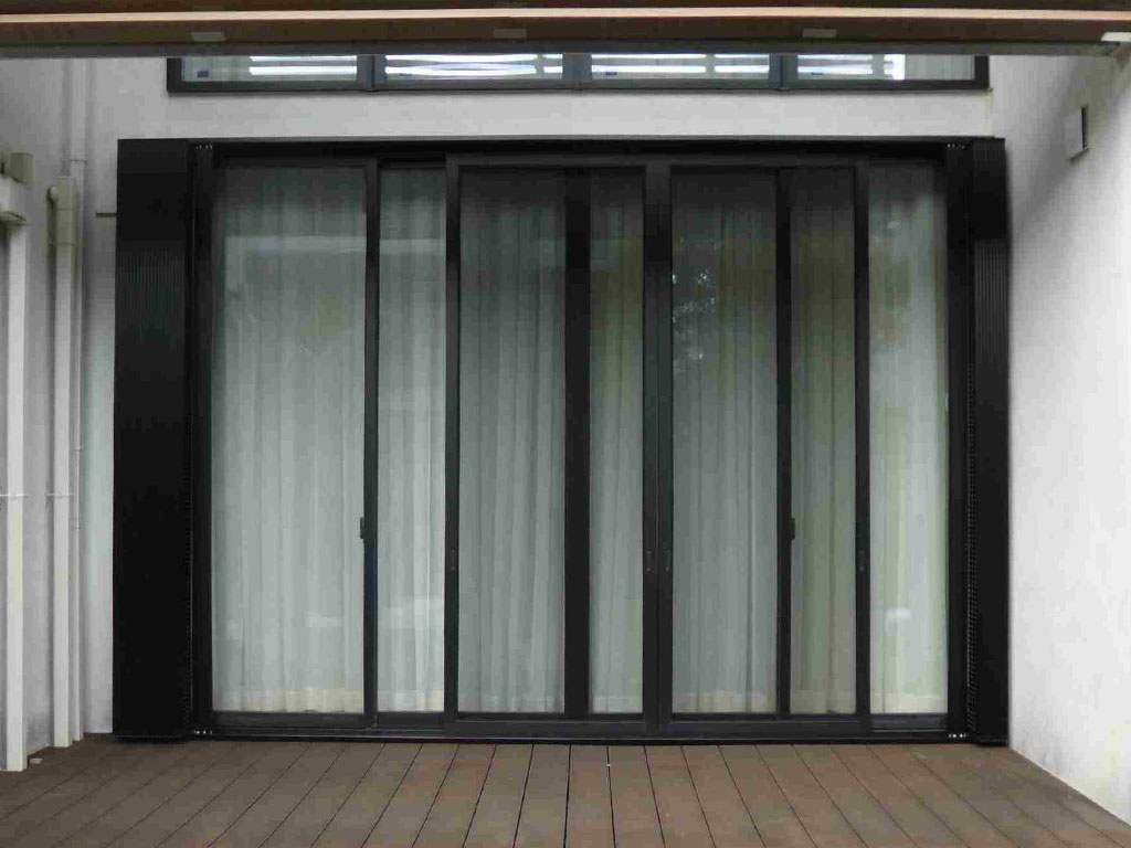 施工後の写真（全開時）